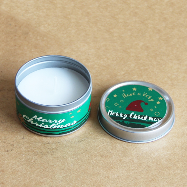 Ireland Brand custom Christmas scented candle tins with private label