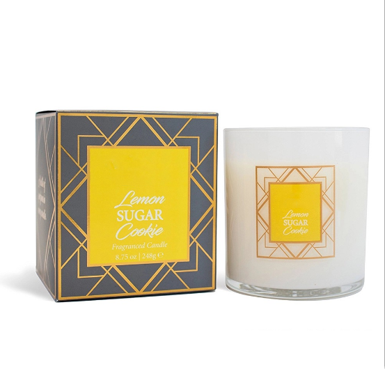 Wholesale Canada private label scented natural soy wax candles manufacturers custom packaging