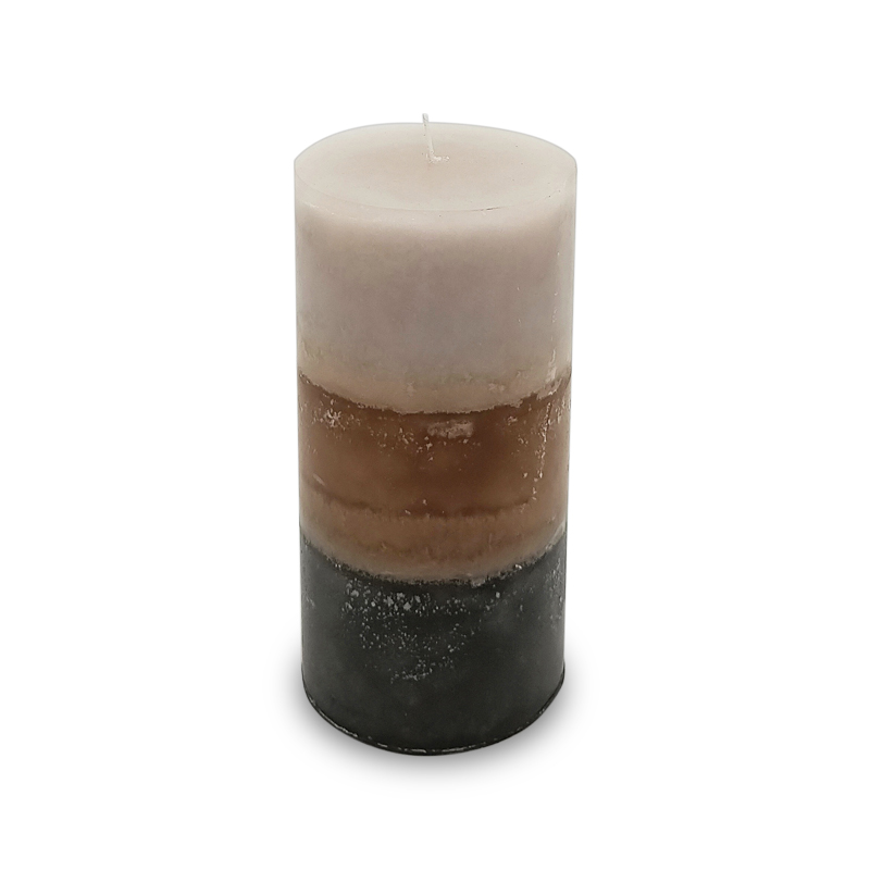 50hrs private label Australia scented pillar candle with different sizes and colors customization